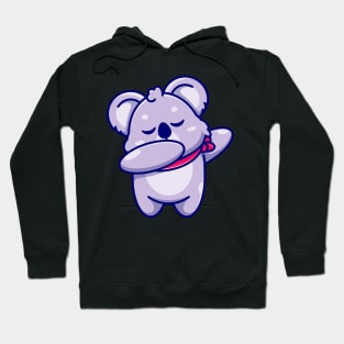 Cute baby koala dabbing cartoon Hoodie